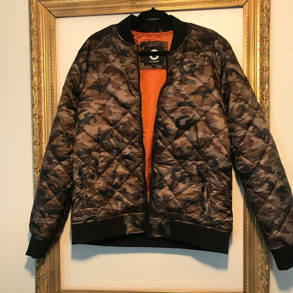 Guess camouflage light jacket Worn once M